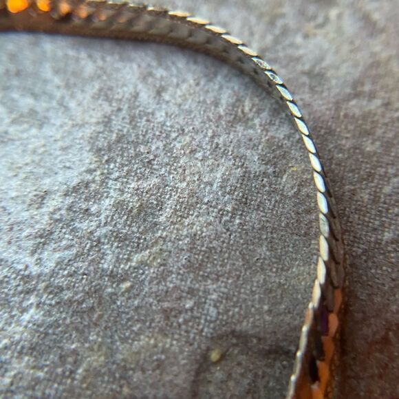 30” 925 STERLING SILVER HERRINGBONE CHAIN - Picture 6 of 9